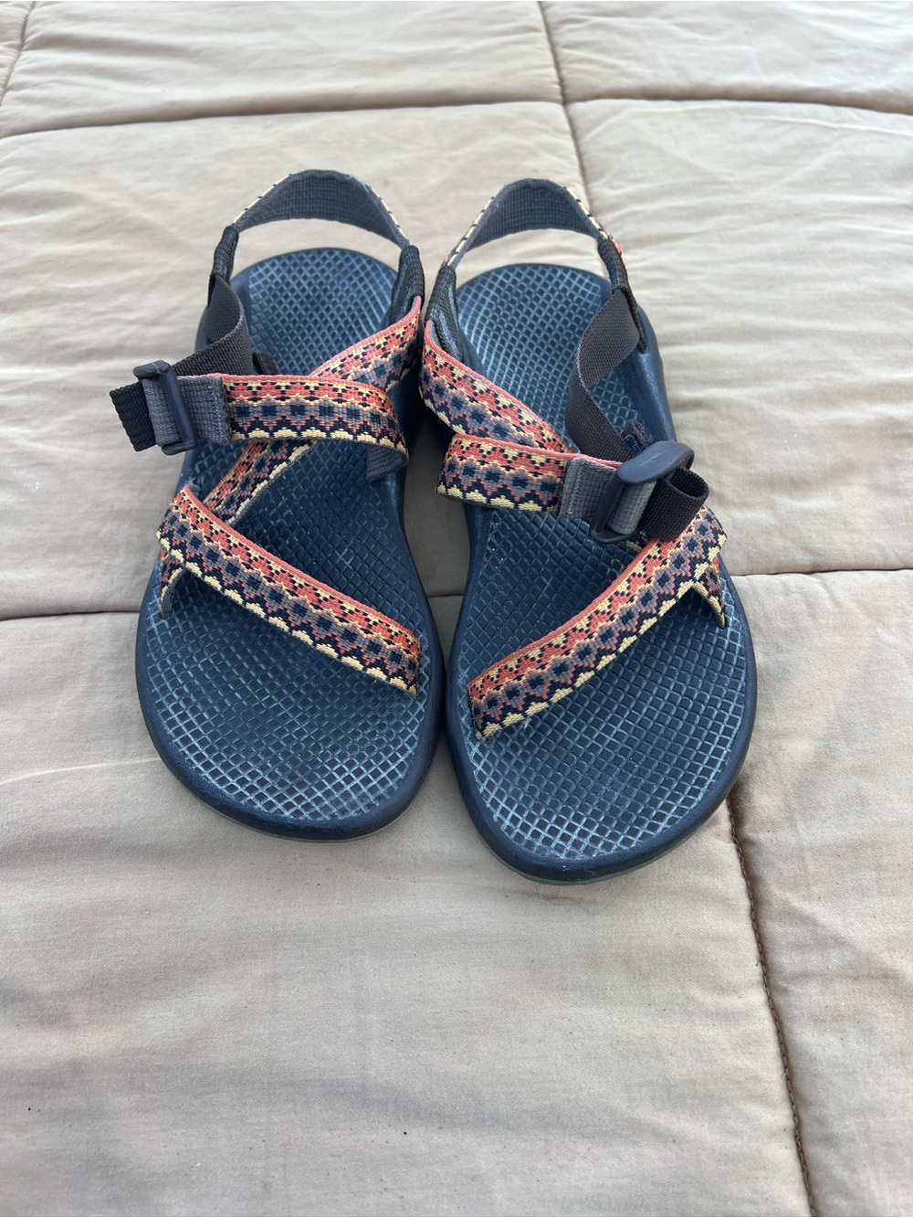 Chaco Z/2 Classic Strappy Sandals Yellow/Orange/Brown Size 6